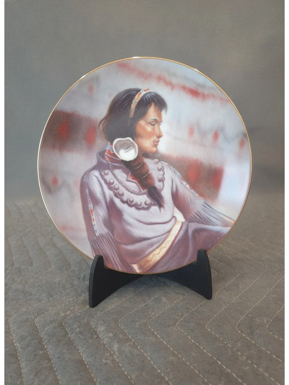 Minnehaha Limited Edition Collector's Plate by Gregory Perillo - The Princess